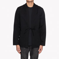 Kimono Shirt - Black Short Slub Denim | Naked & Famous Denim