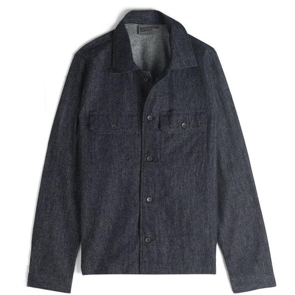 Work Shirt - Slub Nep Rinsed Denim | Naked & Famous Denim