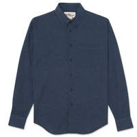Easy Shirt - Linen Cotton Nep - Navy