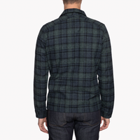 Work Shirt - Heavy Vintage Flannel - Blue/Green | Naked & Famous Denim