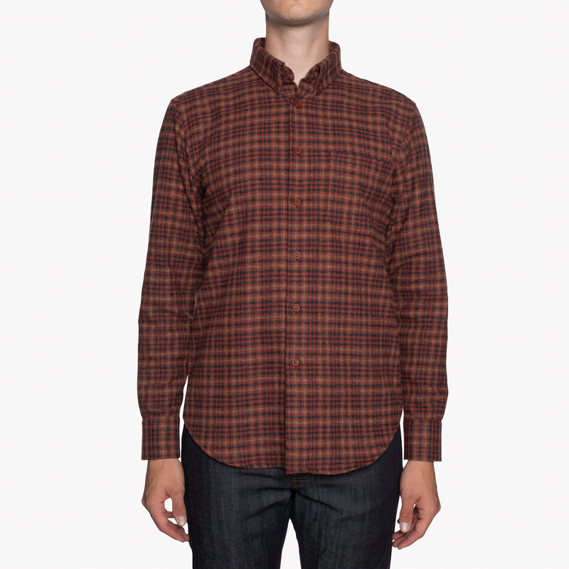 Easy Shirt - Heavy Vintage Flannel - Red | Naked & Famous Denim