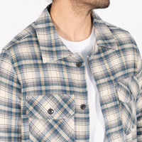Work Shirt - Silk Blend Flannel - Blue | Naked & Famous Denim