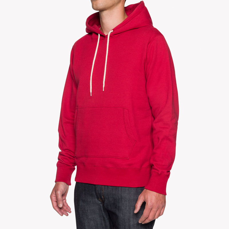 Pullover Hoodie - Heavyweight Terry - Red | Naked & Famous Denim – Tate ...