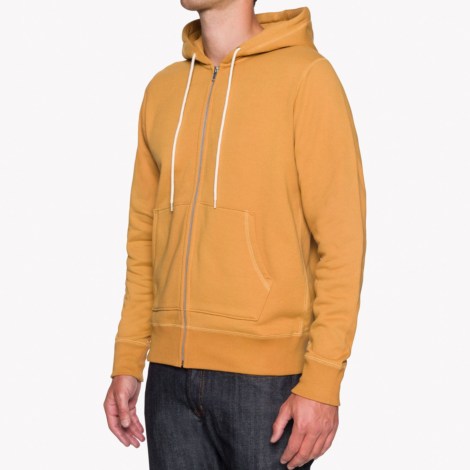 ZIP UP HOODIE-BLACK