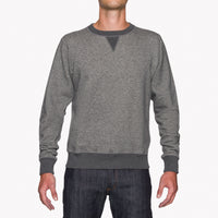 Crewneck - Heavyweight Terry - Charcoal | Naked & Famous Denim