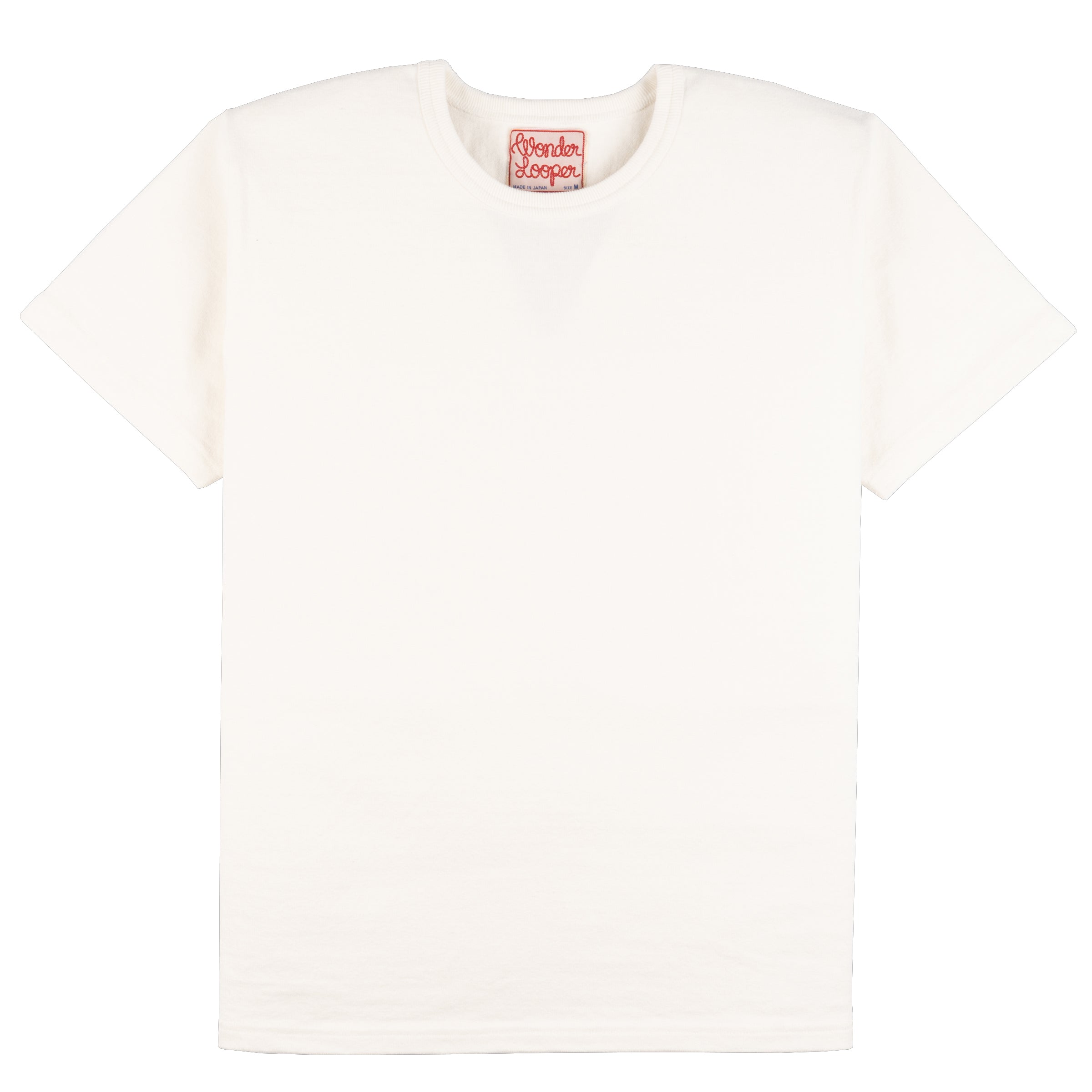 Crewneck T-shirt - Double Heavyweight - White | Wonder