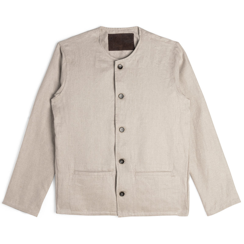 Smart Jacket - Raw Linen Denim - Natural | Naked & Famous Denim