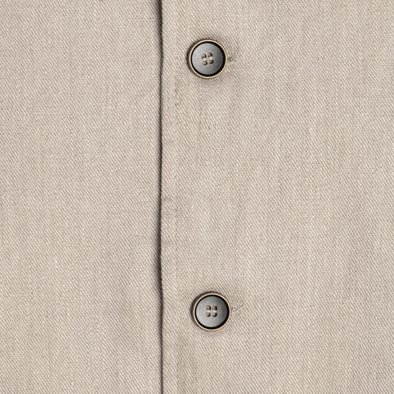Smart Jacket - Raw Linen Denim - Natural | Naked & Famous Denim