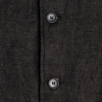 Smart Jacket - Raw Linen Denim - Black | Naked & Famous Denim