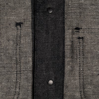 Chore Coat - Raw Linen Denim - Black | Naked & Famous Denim