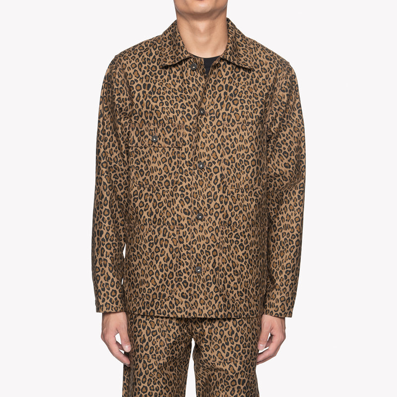 Chore Coat - Leopard Print | Naked & Famous Denim