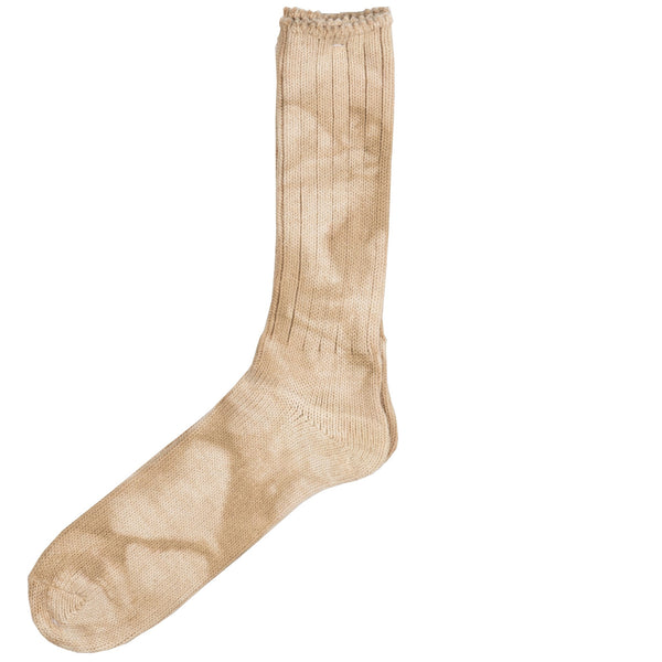 GOHEMP Uneven Dyed Crew - Beige| AnonymousIsm