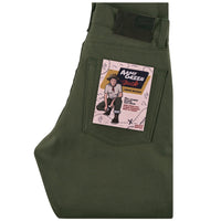 Femmes - Max - Selvedge Toile Canvas en Armée 