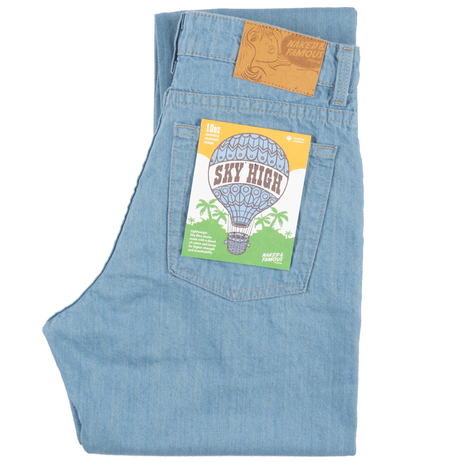 Max - Sky High Selvedge | Naked & Famous Denim – Tate + Yoko