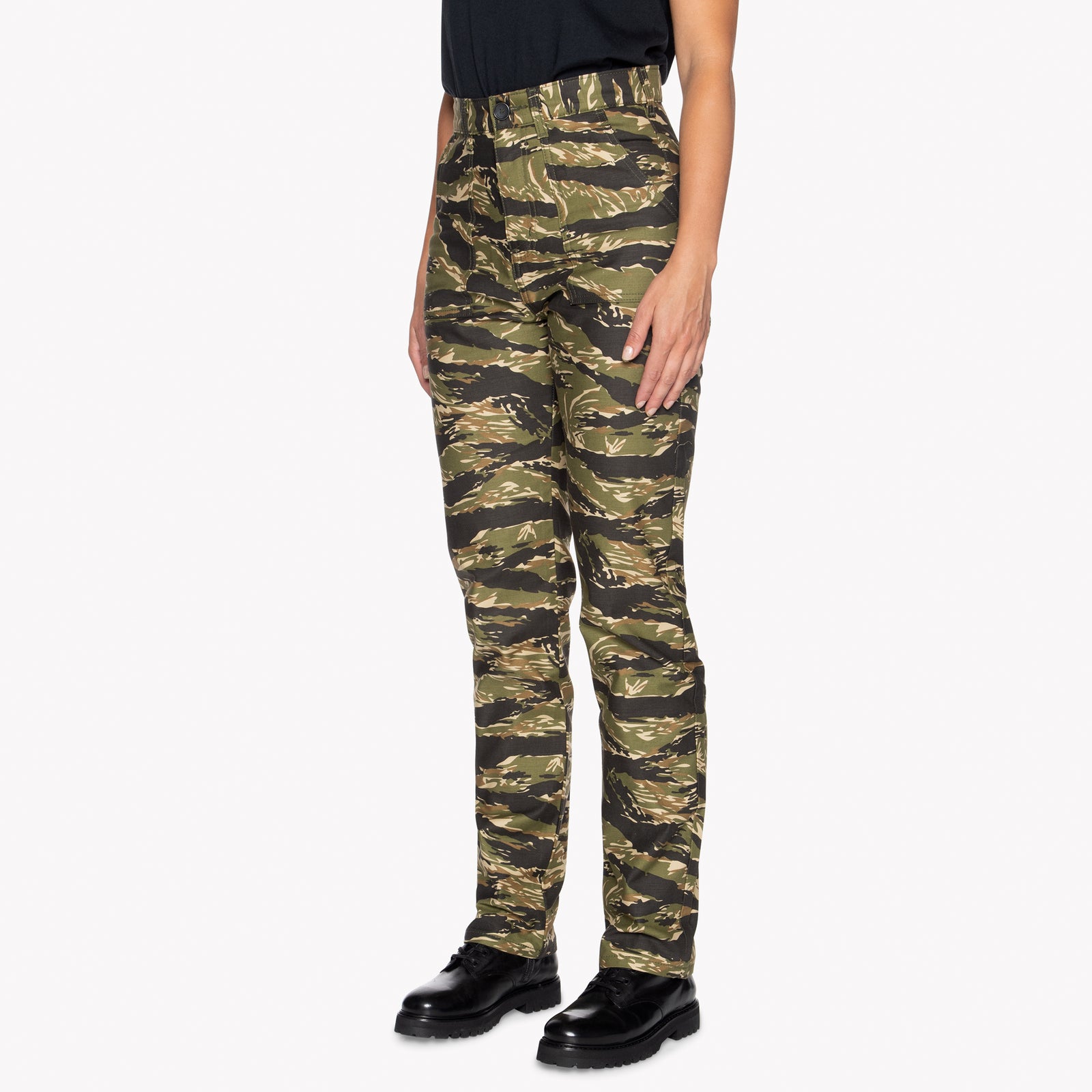 Fatigue Pant - Tiger Camo | Naked & Famous Denim – Tate + Yoko