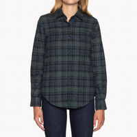 Country Shirt - Heavy Vintage Flannel - Blue / Green | Naked & Famous Denim