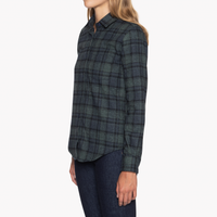 Country Shirt - Heavy Vintage Flannel - Blue / Green | Naked & Famous Denim