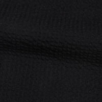 Camp Collar Shirt - Seersucker 40s - Black | Naked & Famous Denim
