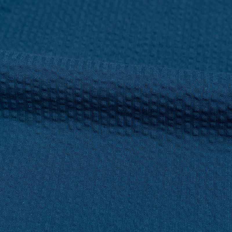 Wrap Dress - Seersucker 40s - Blue | Naked & Famous Denim