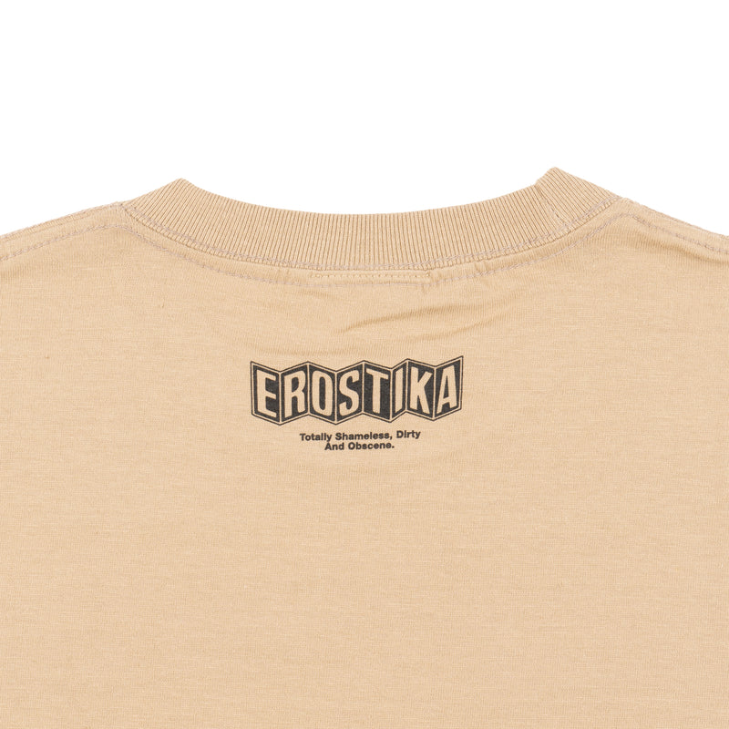 Defeat The Evil T-shirt - Sand | Erostika by Rockin'Jelly Bean