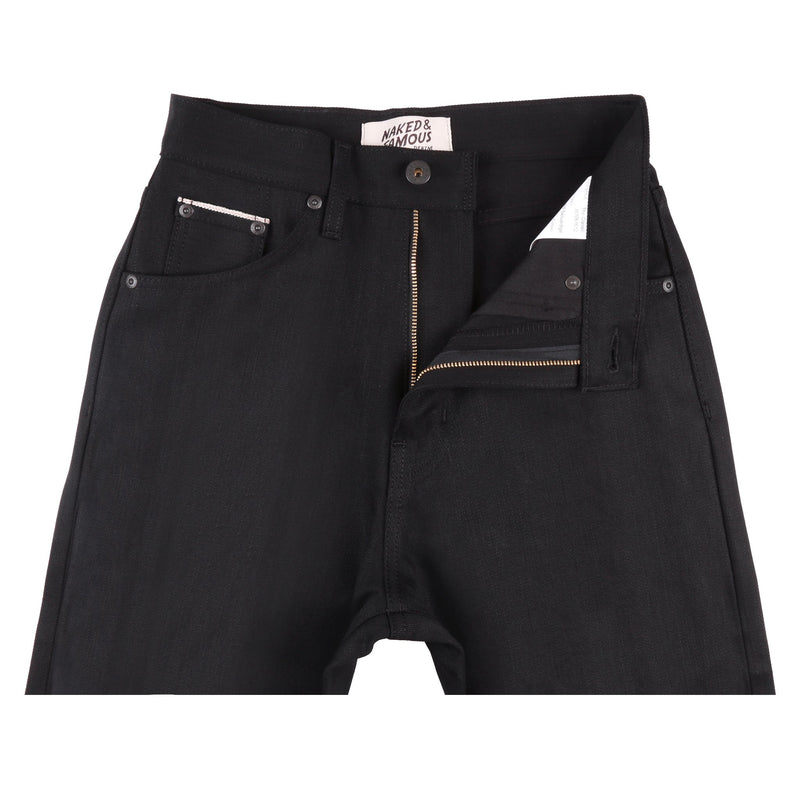Women's - The Classic - Solid Black Selvedge | Naked & Famous Denim ...