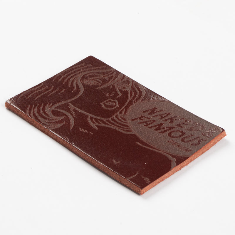 Tragic Blond Patch - Oxblood Thick Bison