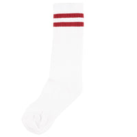 McCarren Tube Sock - Recycled Eco-Cotton Knit - Red