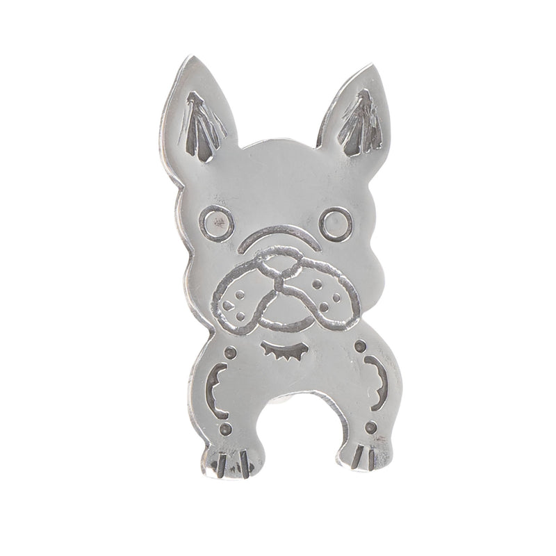 Pin Badge - French Bulldog - front