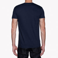 Pocket Tee - Navy + Soft Plaid - Navy/Red | Naked & Famous Denim