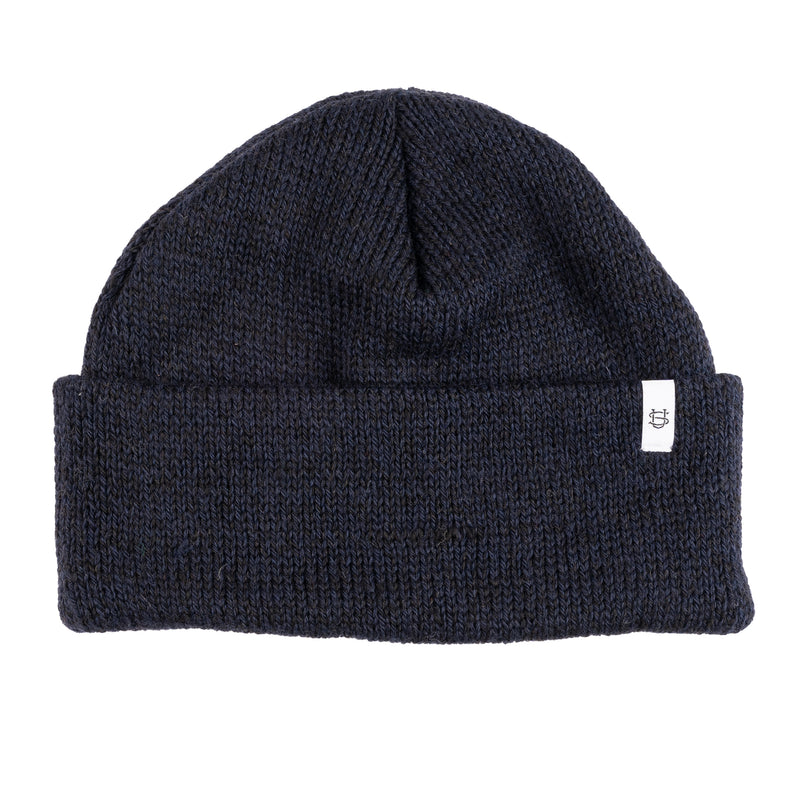 Ragg Wool Beanie - Navy Melange
